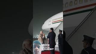 Pm Modi leaves uae #worldgovsummit #news #airport