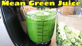 Mean Green Juice Recipe - Detox and Weight Loss - PoorMansGourmet