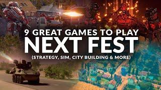STEAM NEXT FEST 2023  9 Great Games to Try - February 2023 Strategy Management City Building