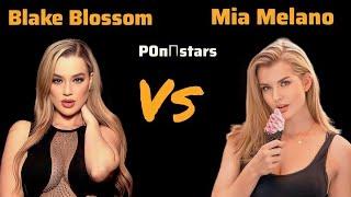 Mia Melano vs Blake Blossom  Blake Blossom & Mia Melano comparison Blake blossom Mia Melano video