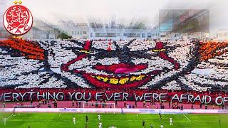 TORCIDA DO WYDAD FAZ MOSAICO DO PENNYWISE  WAC VS MAT -  TIFO JOKER ULTRAS WINNERS.