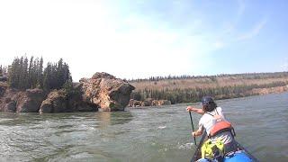 Canoeing the mighty Yukon River  From its confluence with the Big Salmon to Dawson
