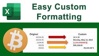 Simple Way to Make Custom Formatting Codes in Excel