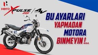 MOTOSİKLET GAZ KOLU VE DEBRİYAJ KOLU BOŞLUK AYARI NASIL YAPILIR. HERO XPULSE 200 4V