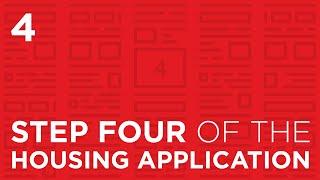 Step 4 of the Fall 2020 Housing Application
