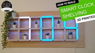 How to build a Hidden Shelf Edge Clock -  3D Printable  Elegoo Arduino Nano  Smart Home  LED