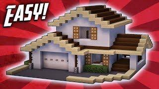 Minecraft How To Build A Suburban House Tutorial #3