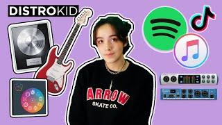 how i record and get my music on spotify