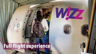 WIZZAIR A321 FULL flight experience from Malmo MMX to Budapest BUD