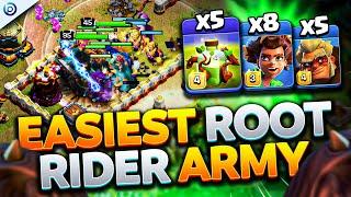 ROOT RIDER DRUID Spam with 5 OVERGROWTH is STUPIDLY BROKEN  Top TH16 Attack Strategy Clash of Clans