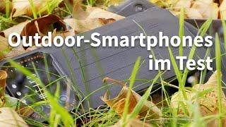 6 Outdoor-Smartphones im Test  Samsung Cat IIIF150 Nokia Ulefone Gigaset