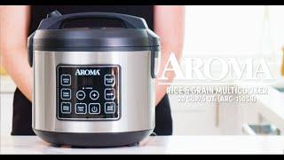 AROMA® 20-Cup Cooked  5Qt. Digital Rice & Grain Multicooker  ARC-150SB