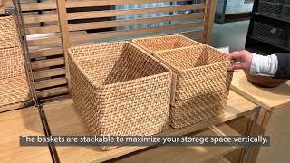 【MUJI】Rattan Basket