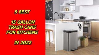 5 Best 13 Gallon Trash Cans for Kitchens in 2022