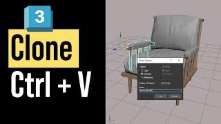 How to Use the Clone Command in 3ds Max