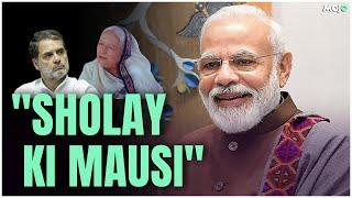 Par Mausi Moral Victory Toh Hai Na  PM Modi Uses Sholay To Take A Dig On Congress  Rahul Gandhi