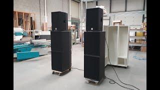 Complete Set Actieve Geluid Set HK Audio DEACON Speaker PA Test Setup PA Anlage 3200 Watt RMS