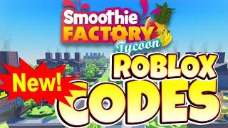 Smoothie Factory Tycoon Roblox GAME ALL SECRET CODES ALL WORKING CODES