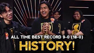 SELANGOR RED GIANTS MADE HISTORY ALL TIME BEST RECORD IN MPL 18-0