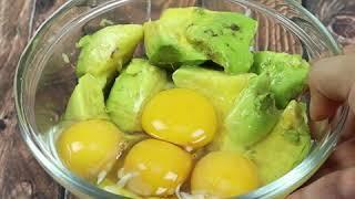 SUPER RECIPES  ADDED EGGS TO THE AVOCADO SEE WHAT DELIGHT IT IS