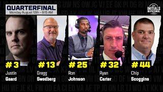 Initials Invitational Quarterfinal Gaard  Swedberg  Johnson  Carter  Scoggins