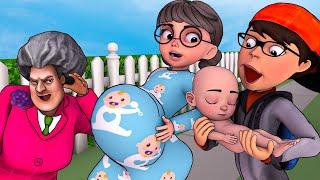 Scary Teacher 3D - Nick Love Tani - Nick and Tani have a Baby Part 2 - Scary Teacher 3D Animation