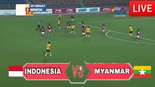 LIVE‼️SIARAN LANGSUNG INDONESIA VS MYANMAR MENANG WAJIB DI RAIH  Semangat Garuda Muda