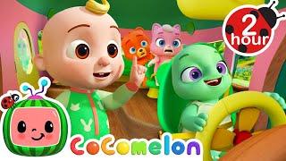 Wheels on the Bus + More CoComelon Animal Time  2 Hour CoComelon Animal Nursery Rhymes
