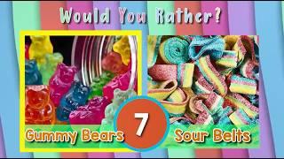 Would you Rather?  Candy Edition  Candy Crush Workout  Brain Break  PhonicsMan Fitness