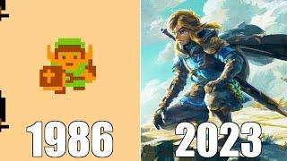 Evolution of The Legend of Zelda Games 1986-2023