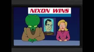 Futurama predicts R. Nixons election in Y3000