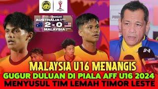 Malaysia U16 Menangis Gugur Duluan di Piala AFF U-16 2024 Menyusul Tim Lemah Timor Leste