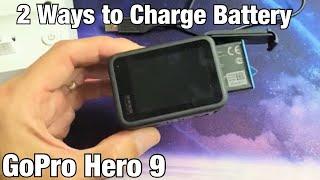 GoPro Hero 9 How to Charge Battery 2 Ways