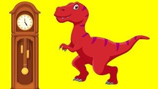 Hickory Dickory Dock Dinosaur Song-267  Nursery Rhymes & Kids Songs  Kids Comfort