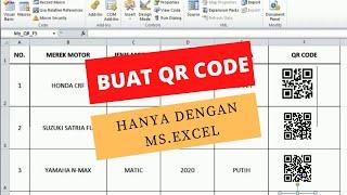 CARA MEMBUAT QR CODE MENGGUNAKAN EXCEL