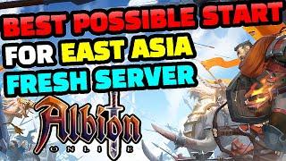 The BEST WAY to START on The EAST ASIA Server - Albion Online
