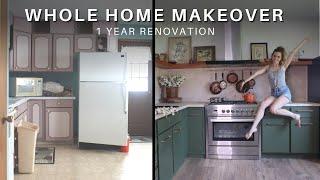 Whole Home Makeover  1 Year Transformation House Remodel