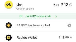 Rapido Promo Code - Get 50% off on 3 Bike Rides Working Coupon Today