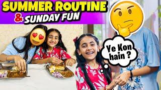 My Routine during Summer Holiday Sunday Vlog  Samayra Narula