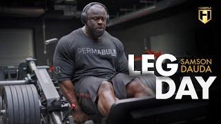 Leg Workout with IFBB Pro Samson Dauda  HOSSTILE