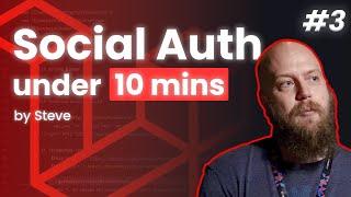 #3 Laravel Basics Setting up Social Authentication in under 10 minutes