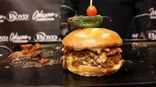 The Orleans Arena serves the Chute-Out Burger for a limited time