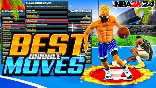 BEST DRIBBLE MOVES in NBA 2K24 - FASTEST DRIBBLE MOVES FOR EVERY BUILD - BEST DRIBBLE COMBOS 2K24