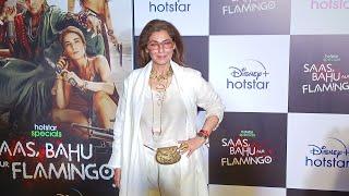 Domple Kapadia arrives at Celebrity Screening Saas Bahu Aur Flamingo