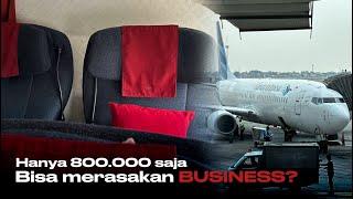UPGRADE BUSINESS CLASS Rp800.000 SAJA ⁉️ Garuda Indonesia GA291 Jakarta to Malang