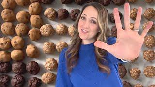 My Five FAVORITE Easy ENERGY BITES  Vegan Plant-Based