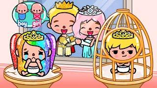 Royal Parents Love The Prince more than The Princess  Toca Life Story  Toca Boca