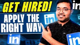 LinkedIn job search hacks and tips  how to apply jobs in 2024  internships  shashwat tiwari
