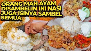 GA UMUM MAKANYA RAME NASI DISAMBELIN AYAMNYA ENGGA??