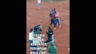 Viral Sekelompok Wanita Adu Jotos di Depok